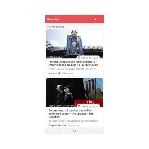 News app screenshot 4