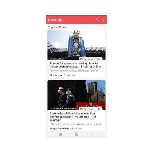 News app screenshot 4