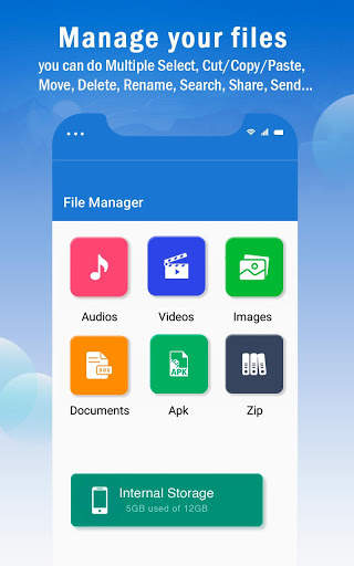 File Manager App For Android - Free & Easy 1 تصوير الشاشة
