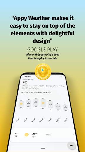 Appy Weather screenshot 1