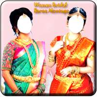 Women Bridal Saree Montage on 9Apps