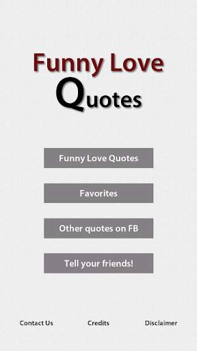 Funny Love Quotes स्क्रीनशॉट 1
