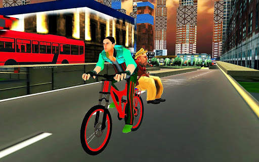 BMX Bicycle Taxi Game screenshot 15