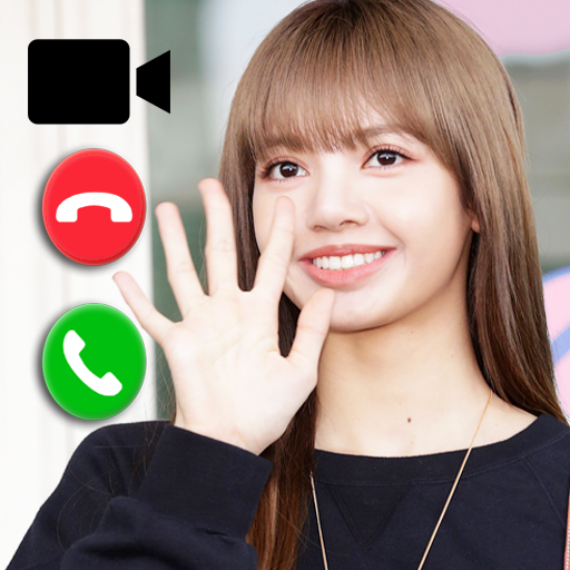 Lisa BlackPink Fake Video Chat Call Prank icon