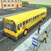 Modren School Bus Up Hill Driving:Summer Trip logo
