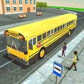 Modren School Bus Up Hill Driving:Summer Trip 1.0