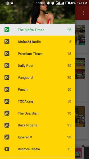 Biafra News Feeds screenshot 1