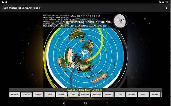 Sun-Moon Flat Earth Astrolabe screenshot 13