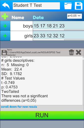 SPSS Test Selector screenshot 4