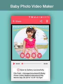 Baby Photo Video Maker screenshot 5