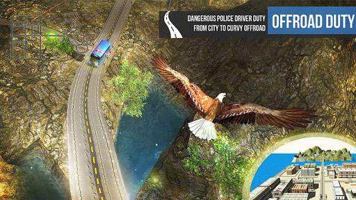Offroad Police Bus Driver - Dangerous Duty screenshot 3