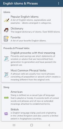 All English Idioms & Phrases screenshot 1