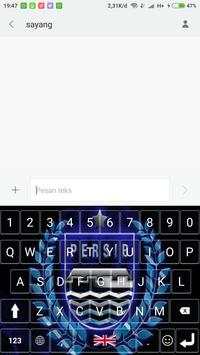 Persib Keyboard Tema screenshot 2
