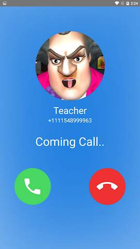 Teacher Horrible Video Call - Chat Prank screenshot 3