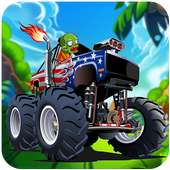 Zombie Racing Climb road hill icon