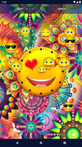 Emoji Clock Live Wallpaper screenshot 5