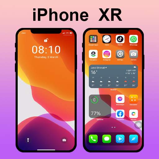 iPhone XR launcher for Android screenshot 2