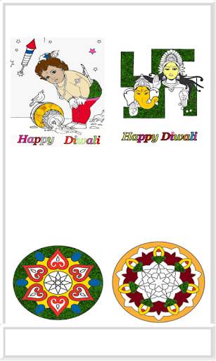 Diwali Colouring - Greeting cards screenshot 4