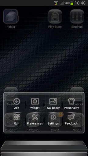 Next Launcher Glass Theme screenshot 7