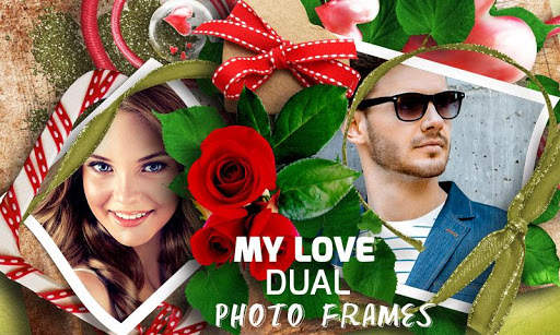 Couple Love Dual Photo Frames скриншот 2