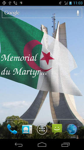 Algeria Flag Live Wallpaper screenshot 3