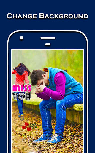 Miss you photo editor: frames screenshot 5