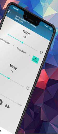 Audier - Custom Pitch and Speed Music Player 3 تصوير الشاشة