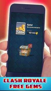 Gems For Clash Royale -The Ultimate Cheats - prank screenshot 3