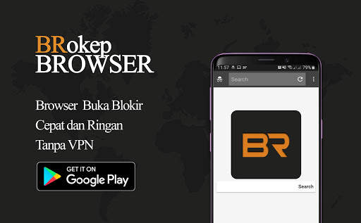 BF BRokep Browser Buka Blokir Situs Tanpa VPN screenshot 1
