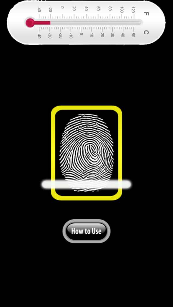 Fingerprint Thermometer Prank screenshot 3