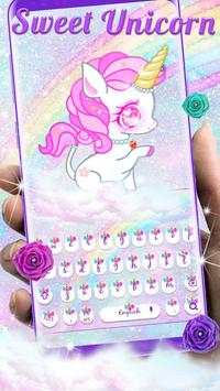Sweet Unicorn Keyboard screenshot 1