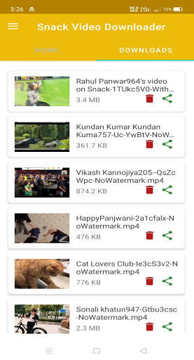 Snack Video Downloader Without Watermark screenshot 3