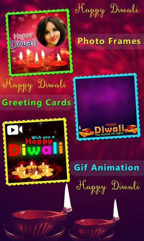 Diwali Photo Frame, greetings and Gif's 2019 screenshot 1