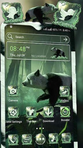 Panda Forest Launcher Theme screenshot 1