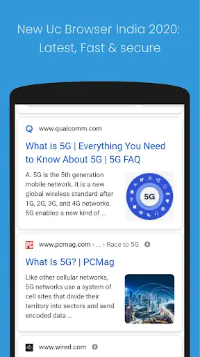 New Uc Browser 2021, Latest, Fast download & mini screenshot 1