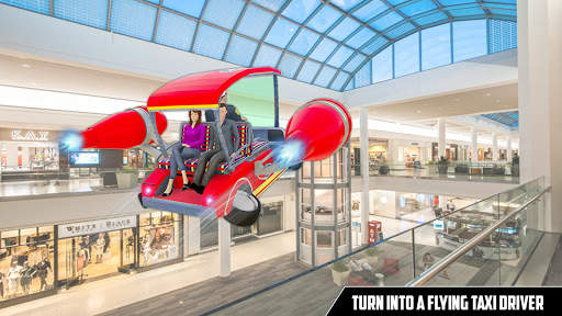Real Flying Car Taxi Driver City Transport screenshot 3