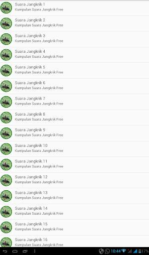 Kumpulan Suara Jangkrik Free screenshot 2