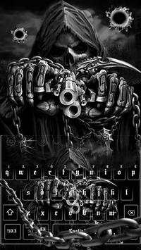 Skullcap Revolver Keyboard Theme screenshot 1