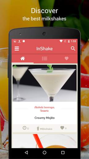 InShake🥤 - Recipes milkshakes screenshot 1