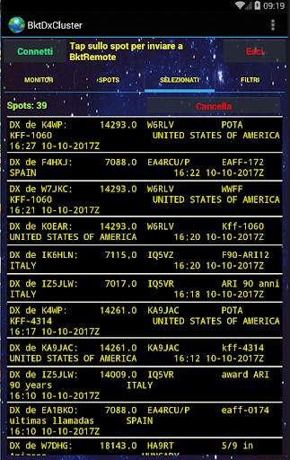 BktDxCluster screenshot 3