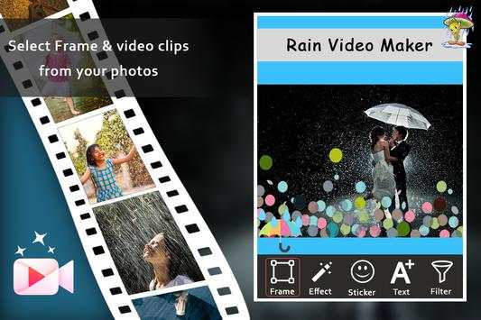 Rain Video Maker screenshot 2