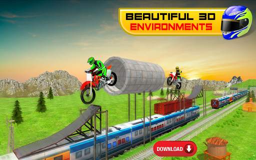 Bike Stunt Racing Games 3D screenshot 2
