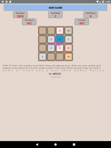 Game 2048 King screenshot 12