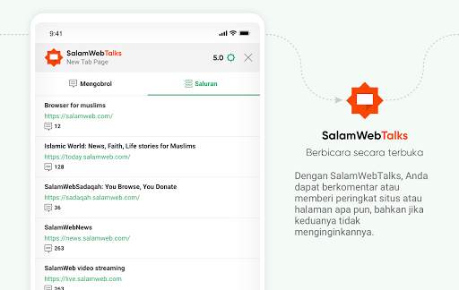 SalamWeb: Peramban untuk Musli screenshot 13