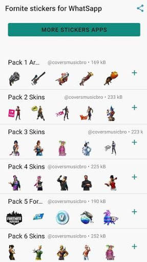 Stickers de Fornite para WhatSapp - WAStickers screenshot 1