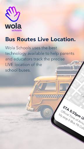 Wola Schools - School bus tracker for parents screenshot 1