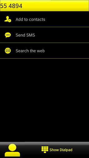 THEME CHES YELLOW FOR EXDIALER 5 تصوير الشاشة