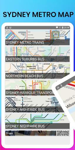 Sydney Metro, Train, Bus, Ferry Map Offline screenshot 1