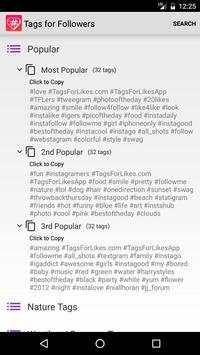 Tags for Instagram screenshot 2
