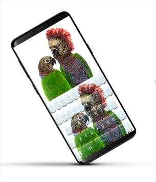 Colorful Parrot keyboard theme screenshot 2
